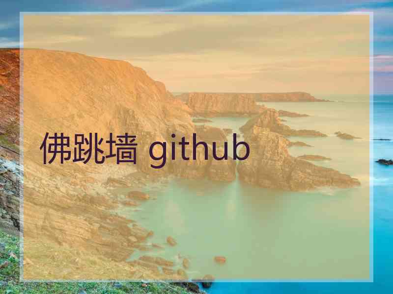 佛跳墙 github