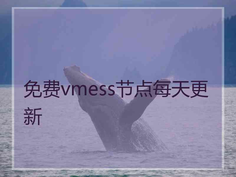 免费vmess节点每天更新