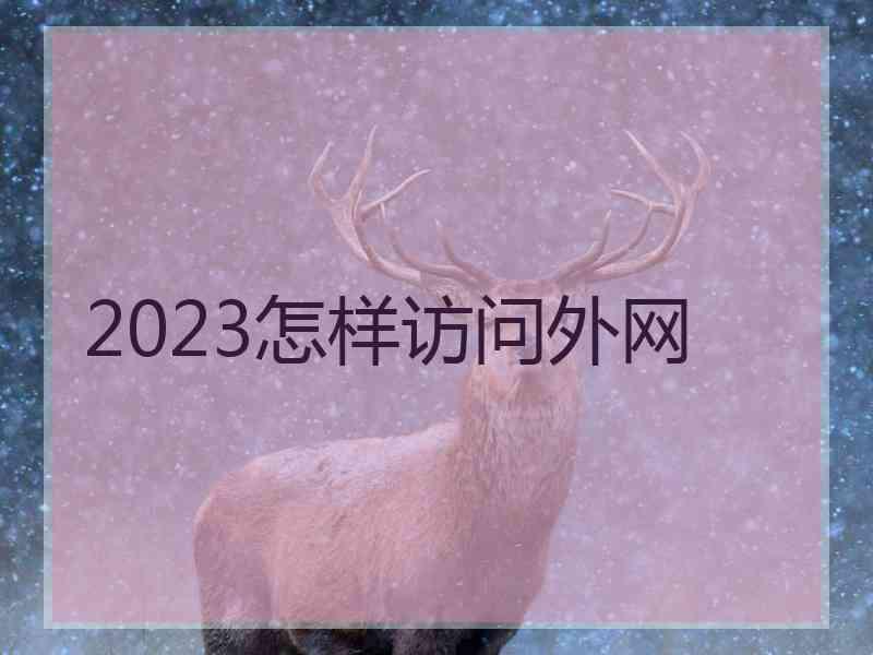 2023怎样访问外网