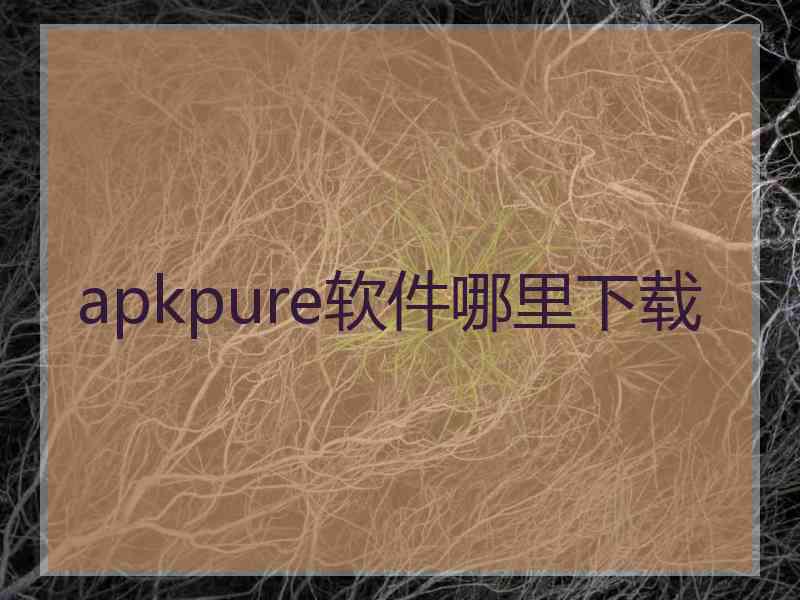 apkpure软件哪里下载